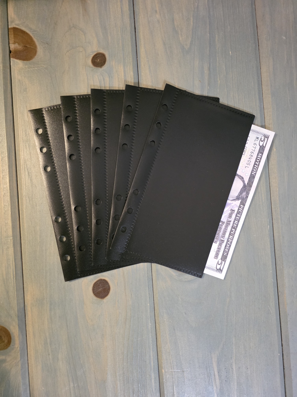 A6 Black Envelopes Set Of 5